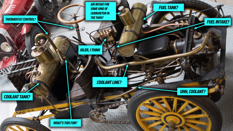 Illustration for article titled Someone Help Me Figure Out What The Hell Is Going On With This 118-Year-Old Czech Racecar